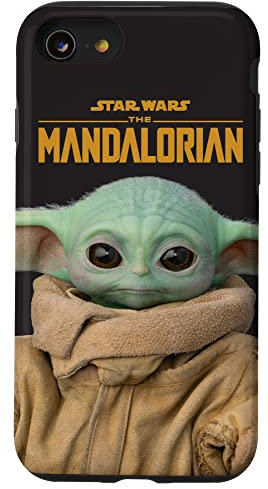 iPhone SE (2020) / 7 / 8 Star Wars The Mandalorian Logo and Grogu Case