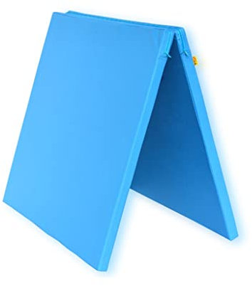 2 Zoll dicke Übungs-Aerobic-Matte, PU-Leder, faltbare Tumbling-Matten, hochdichte EPE-Schaumstoff-Gymnastikmatten für Kinder und Mädchen, Heimtraining