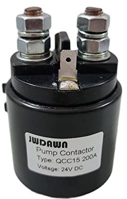 Contattore motore pompa idraulica QCC15 200A 24V Vincitore bobina 24 Volt 200 Amp Interruttore relè solenoide per camion pallet elettrico Stacker carrello movimentazione materiali