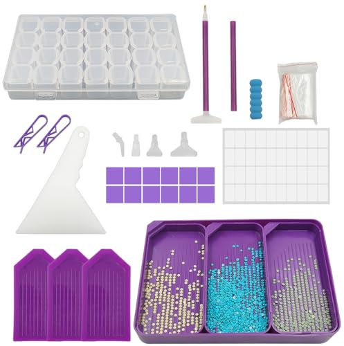 AIFUDA 108Pcs Diamond Art Painting Kits with Storage Trays and Art Pens