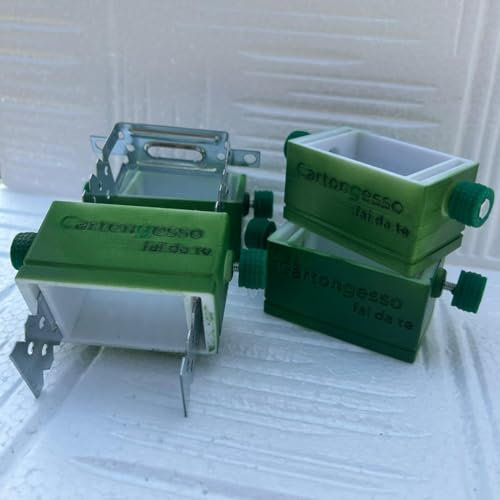 LASER TARGET - Accessorio per montaggio e livellamento di staffe distanziali e Sospensioni universali regolabili, per strutture e controsoffitti in cartongesso (2 pezzi)