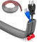 Pasacables Suelo, Canaleta Cables Suelo, 3.0m x 3cm Protector de Cables para Suelo, Cubiertas de Suelo para Cables Autoadhesiva Montaje para Todos los Hogar, Oficina, Escuela, Almacén (Gris Madera)