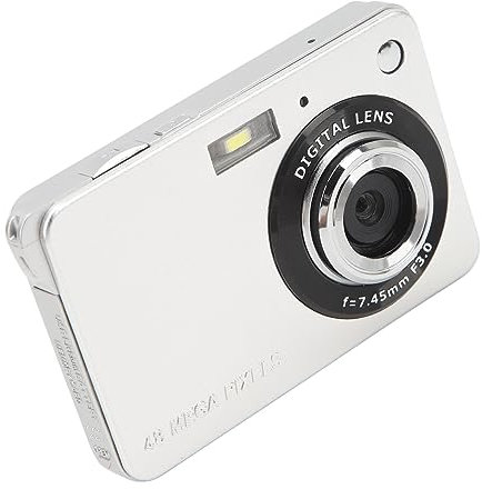 Appareil Photo Numérique 4K, 48MP HD 8X Zoom Autofocus Anti Shake Camera avec écran TFT 2,7 Pouces, Appareil Photo Compact de Poche pour la Photographie de Voyage