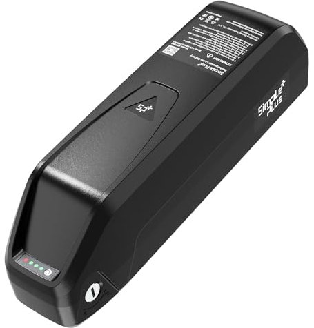 LONG FIT E-Bike-Akku, 48 V, 15 Ah, E-Bike-Akku für 0–1500 W Motoren, Elektrofahrrad, Lithium-Ionen-Akku für 48 V 15 Ah (W/Ladegerät & BMS & Spannungsausgleichs-Chip & Sicherheitsschloss)
