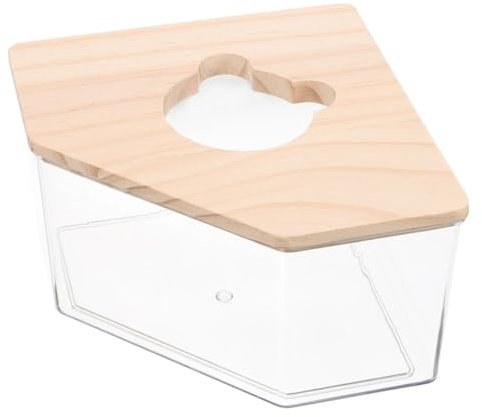 BESPORTBLE Badezimmer für Hamster Hamstersand Hamster-Sand-Badewanne meerschweinchen sandbad Fall Hamster klo Hamster sandbad Meerschweinchen-Sandbadbehälter Chinchilla-Badezimmer Acryl