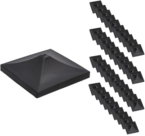 Plastic Fence Post Caps for Fence Posts 75mm x 75mm Protector Cover 40pc