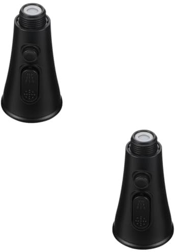 Angoily 2st Wasserhahn Schlauch Hahnkopf Herunterziehen Pumpe Badezimmerspray Spülbeckensprüher Sprühen Waschtischarmatur Handbrause Externer Duschkopf Waschbeckenspüler Plastik Black