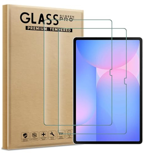 AOKUMA Tempered Glass For Samsung Galaxy S10 FE + / PLUS Screen Protector, 2 Pack Screen Protector,9H Hardness,Anti-Scratch,Anti-Fingerprint,Bubble-Free,HD Clear,Premium Protective Film Case Friendly