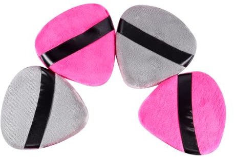 VICASKY 4stücke Water-drop-förmige Makeup Puderquasten Mit Schlaufe Wiederverwendbar Für Lose Puder Und Flüssiges Make-up Weiche Gesichts-schwämmchen in Rosa Und Hautfreundlich Und Leicht