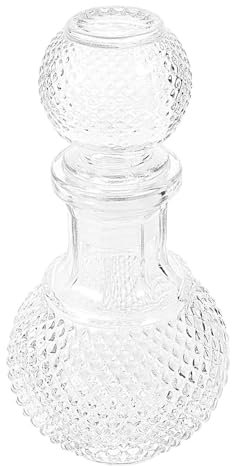 Mini decantador de Vino de 250 ml, Botella de Vino de Vidrio Transparente Carafe, Elegante aireador de Vino para Amantes del Vino Tinto, dispensador de Bebidas
