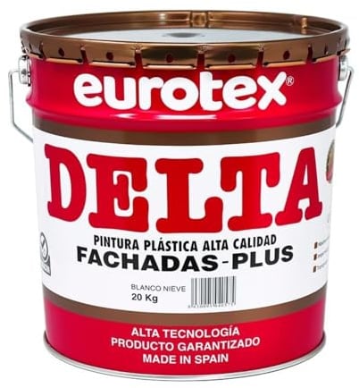 EUROTEX Pintura exterior Delta Fachadas Plus color Terracota, Formato - 20 kg.