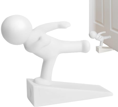 lyanny Cute Door Stopper,Funny Door Stop - Decorative Wedge for Bedroom, Garage, Dormitory, Hotel, Home, Workplace, Apartment, Living Room