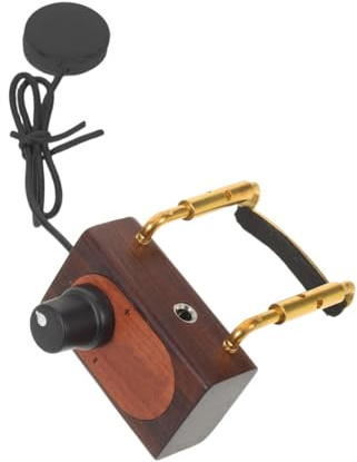 HOODANCOS Tonabnehmer für Violine Akustische Saiteninstrumente Piezo Mikrofonverstärker Schadenfreie Montage Bühnenverstärker für Geige Cello Gitarre und Mandoline