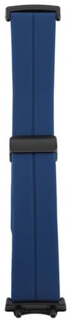 Hethlif Verstellbares Silikon-Sportarmband mit Verschluss, Metallarmband, Schweiß für T-Rex-3-Uhr (BLUE)
