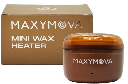 MAXYMOVA Mini Wax Heater – Mini Scaldacera Professionale USB Type-C per Cera in Perle – Ideale per Sopracciglia, Viso, Naso e Orecchie con Contenitore in Silicone