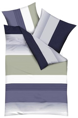 Kaeppel Mako-Satin Bettwäsche Progress blau