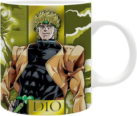 ABYSTYLE Jojo's Bizarre ADVENTURE Tasse Dio – offizielles Produkt – Keramiktasse 320 ml Hochwertiger Druck Anime Manga
