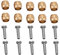 Freno a Disco Oliva Inserto, 10 set Freno a Disco Idraulico Olive Connettore Inserto per Parte di Ricambio(BH90)