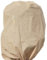AFP Winterschutz Rosenhaube Vlies, beige, 75 x 80cm, 17g/qm Gartenvlies atmungsaktiv - Rosenschutz/Frostschutz Pflanzen/Gartendeko/Kordel / 2 Jutesäckchen gratis