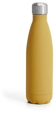 Sagaform Unisexe – Adulte To Go Gourde Jaune 500 ml