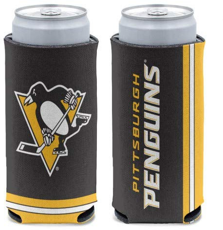 WinCraft NHL Pittsburgh Penguins Slim Dosenkühler, Teamfarben, Einheitsgröße