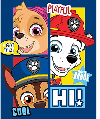 Paw Patrol Fleecedecke Kinder Serie Warm Kuscheldecke Chase Skye 140 x 100cm