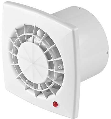 Awenta Ventilatore da parete Vega 125 H con riavvolgimento e igrostato