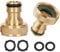 3/4 Inch Brass Garden Hose Tap Connector， Female Threaded Faucet Adapter,for Home Garden Hose Parts Connectors and Garden Spray Guns