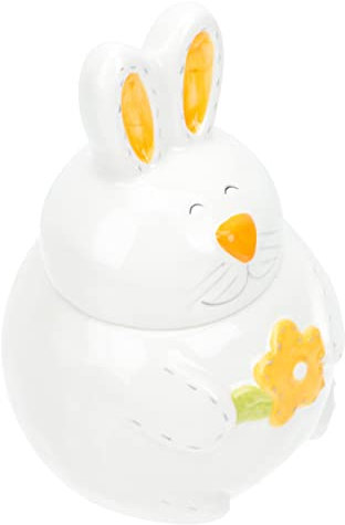 Alipis Vorratsdose Für Ostern Lebensmittelbehälter Mit Deckel Zum Mitnehmen Cartoon-kanister Skulpturen Wohnkultur Lichthausdekorationen Für Zu Hause Ornament Karikatur Kann Keramik Snack