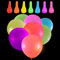 25 Stück Neon Luftballons, Neon Party Deko, Schwarzlicht Party Dekoration, Latex Ballon, Leuchtballons für Geburtstag, Hochzeit, Bogen, Themenpartyzubehör
