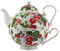 Jameson & Tailor Tea for One Théière en porcelaine brillante Fraise