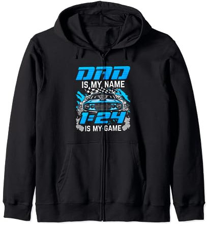 Dad Is My Name 1:24 Is My Game Track Racer Slot Car Racing Kapuzenjacke