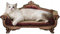 ZAXER - Katzenkratzbaum aus Pappe - Katzenkratzbaum in Sofaform - Katzenkratzbaum - Kratzbaum aus Wellpappe - Katzenspielzeug - Einfache Montage - 58 cm x 28 cm x 25 cm