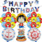 Mizijia 20 Pezzi Kit Palloncini Compleanno One Piec Ragazzi, One Piec Decorazioni Compleanno Set, Palloncini in Alluminio Set, La Festa Decorazione di Compleanno per Bambini