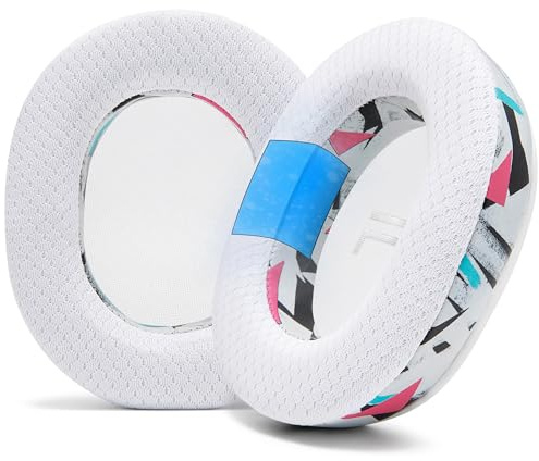 WC Freeze Rig 800 & 900 - Cooling Gel Earpads for RIG 800 Pro & 900 Max | Made by Wicked Cushions | Also fits RIG 600 Pro & 700 HX, Boost Comfort & Sound Isolation | 90's White