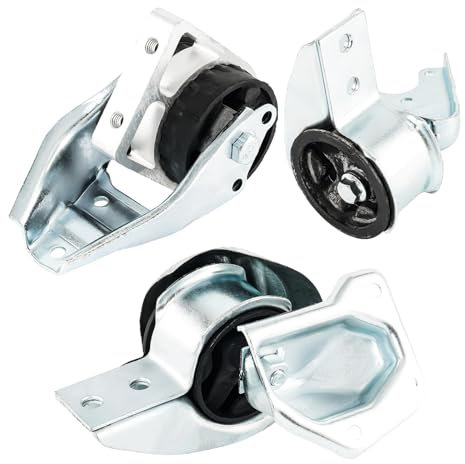 Fesuda Motorlager Motorhalter Kompatibel mit Fortwo Coupe/City-Coupe/Fortwo Cabrio/Cabrio (1999-2007), 3 Stück, OE 24189 24190 179605
