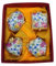 Mini Boîte À Bibelots Avec Couvercle À Charnière En Porcelaine, Ensemble De 4, Papillon Floral Vintage En Céramique, Petite Boîte À Bijoux, Boucles D'oreilles, Porte-Bague, Organisateur,G