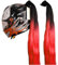 Tresses De Casque De Style Punk, Queue De Cheval Amovible, Tresse avec Ventouse, Adaptée Aux Accessoires De Casque De, 2 Pièces/Ensemble