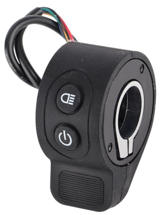 Obetuens Thumb Throttle Scooter Accelerator, 51005 5P Electric Throttle Brake Replacement Integrated Switch Finger Button Accelerator Outdoor Supplies for X6/X7/X8 Scooters