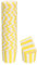 sourcing map 50Pcs Paper Baking Cups 6oz Greaseproof Disposable Bulk Cupcake Muffins Liners Cases Wrappers for Wedding Birthday Graduation, Stripe Yellow