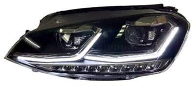 LED Scheinwerfer kompatibel mit VW Golf 7 13-19 GIT modifiziert Tagfahrlicht DRL Blinker