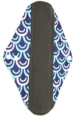 Qukaim Waschbare Inkontinenzeinlagen, wiederverwendbare Menstruationseinlagen, waschbarer Stoff, Damenbinden, hautfreundliche Hygiene-Inkontinenzeinlagen für Nacht und Tag, 5 Stück, verschiedene