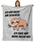 Anugsoe Vatertagsgeschenk für Papa, Lustiges Faultier Decke Papa Geschenk, Geschenke für Papa Männer Opa zum Vatertag Geburtstag