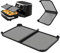 Air Fryer Splatter Screen,Air Fryer Accessories for N-i-n-j-a Foodi Flex Drawer 10.4 L Hot Air Fryer AF500UK,Reusable Foldable Silicone Splash Guard Accessories