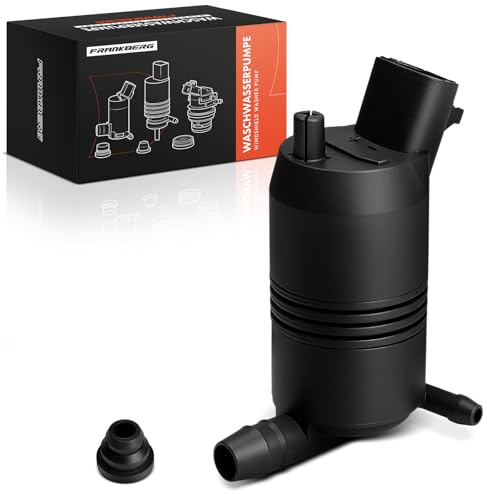 Frankberg Bomba de líquido limpiaparabrisas bomba de líquido | Compatible con: Río III UB, Rezzo MPV U100, Evanda, Previa R1 R2, H.i.l.u.x IV Pick-up N5 N6, Autobús H-1/Starex A1