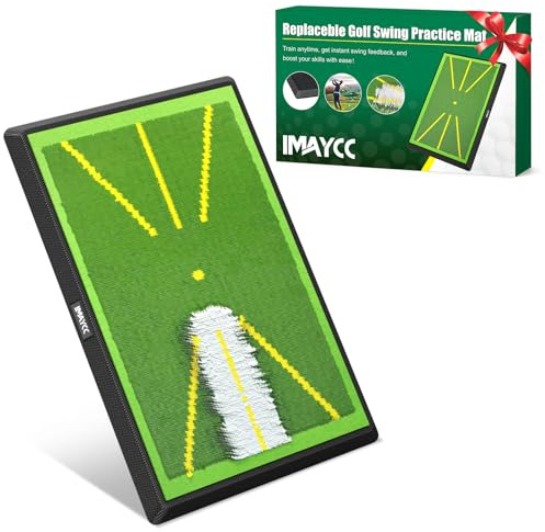 IMAYCC Golf Mat for Analysing Swing Path Training Indoor Outdoor for Adults/Children