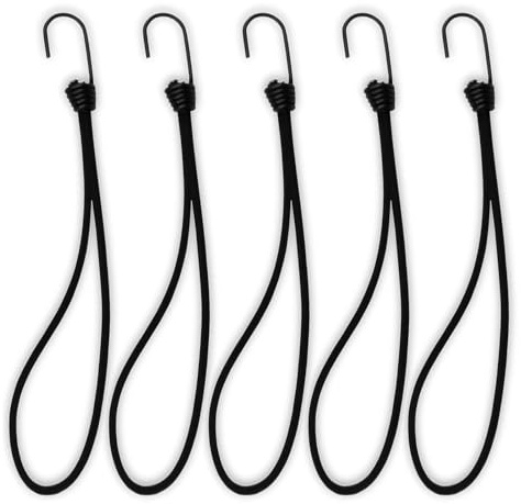 5Pcs Wheelie Bin Locks UK, Durable Wheelie Bin Lid Straps, No Drilling | Wheelie Bin Clips, Weather Resistant, Easy to Install