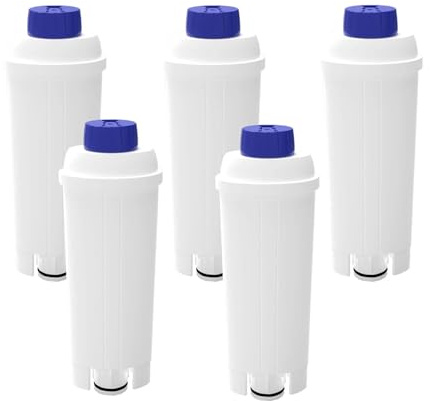Wasserfilter-Ersatz, Kaffeemaschinen, kompatibel for Delonghi, Magnifica S, Dinamica, Eletta Exploer, DLSC002(5pcs)
