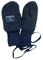 PICKAPOOH Fäustlinge, 100 % Merinowolle, für Babys und Kinder, Fleece-Handschuhe, Armwärmer für den Winter Gr. XS, dunkelblau