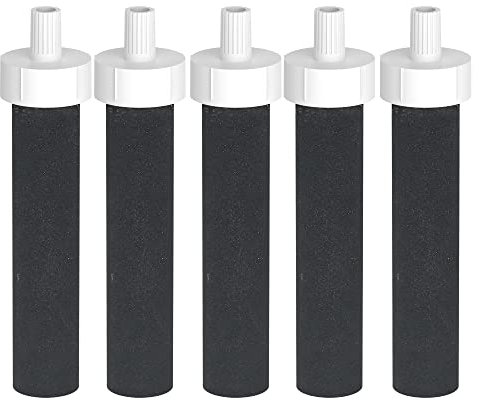 AQUA CREST Water Bottle Filter, Replacement for Brita® BB06, Brita® Hard Sided and Stainless Steel Bottle Filter, 5 Count